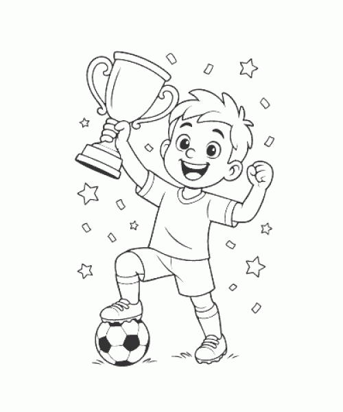 Ausmalbild-Fussball-012