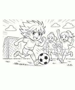 Ausmalbild-Fussball-024