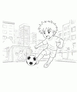 Ausmalbild-Fussball-026