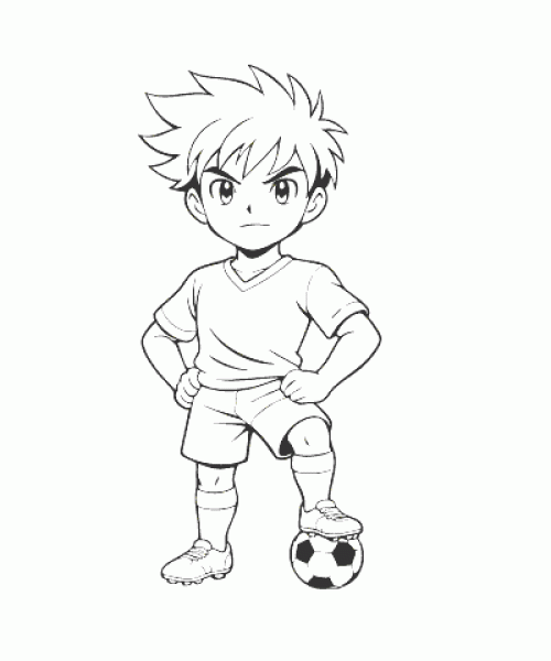 Ausmalbild-Fussball-031