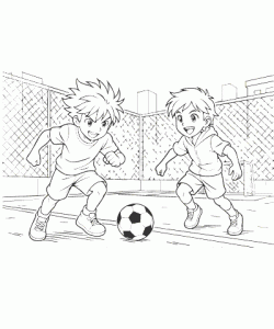 Ausmalbild-Fussball-035