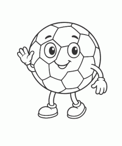 Ausmalbild-Fussball-038