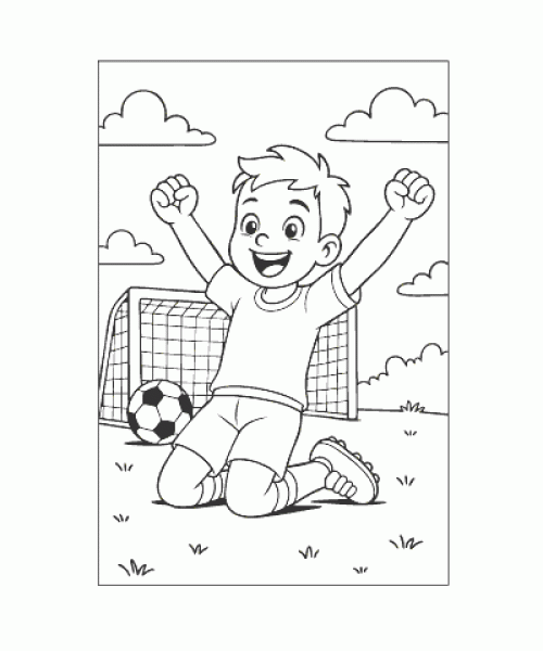 Ausmalbild-Fussball-043