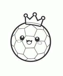 Ausmalbild Fussball 050