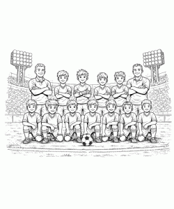 Ausmalbild Fussball 052