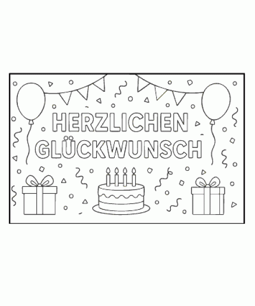 Ausmalbild Geburtstag 009