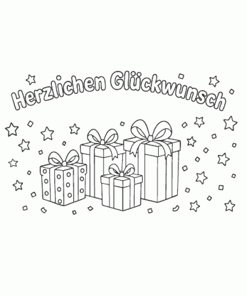 Ausmalbild Geburtstag 014