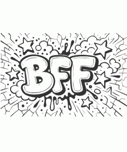 Ausmalbild Graffiti 001