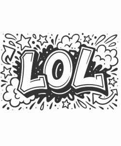 Ausmalbild Graffiti 003