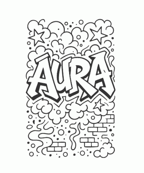 Ausmalbild Graffiti 013