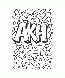 Ausmalbild Graffiti 016