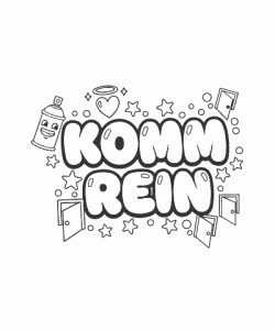 Ausmalbild Graffiti 022