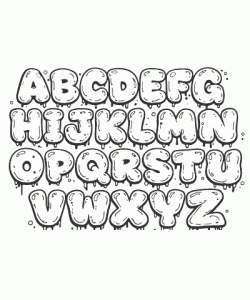 Ausmalbild Graffiti 029