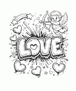 Ausmalbild Graffiti 033