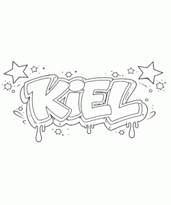 Ausmalbild Graffiti 047