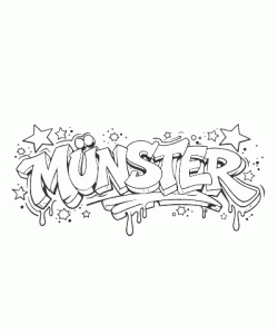 Ausmalbild Graffiti 050