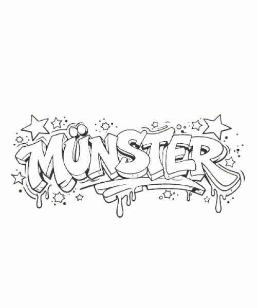 Ausmalbild Graffiti 050