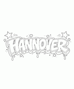 Ausmalbild Graffiti 051