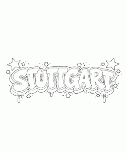 Ausmalbild Graffiti 052