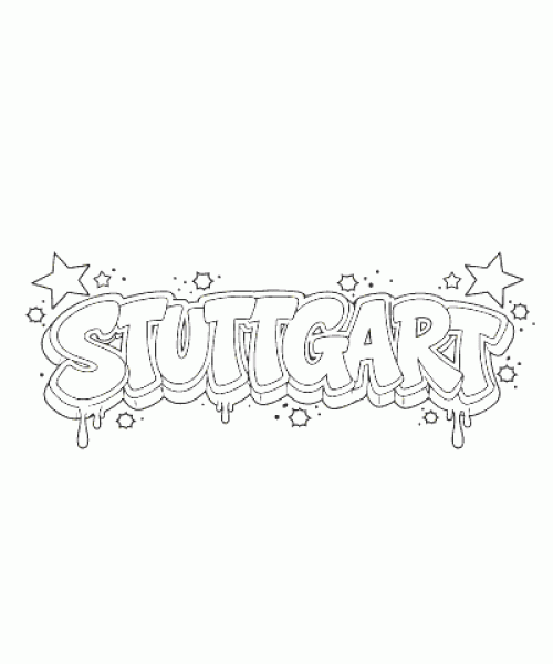 Ausmalbild Graffiti 052