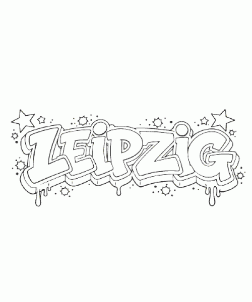 Ausmalbild Graffiti 055