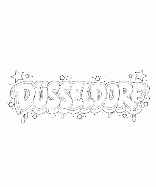 Ausmalbild Graffiti 057