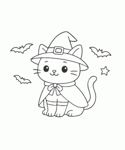 Ausmalbild Halloween 009