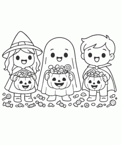 Ausmalbild Halloween 013