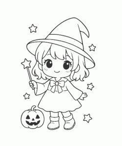 Ausmalbild Halloween 037