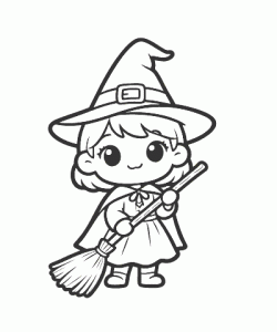 Ausmalbild Halloween 040