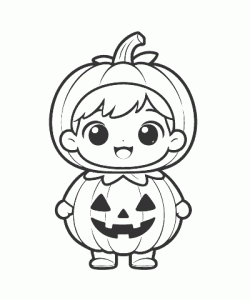 Ausmalbild Halloween 041