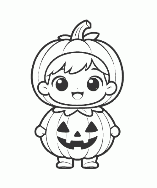 Ausmalbild Halloween 041