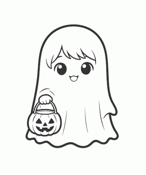 Ausmalbild Halloween 042