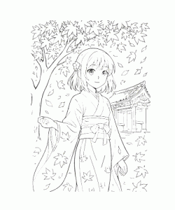 Ausmalbild Herbst 011