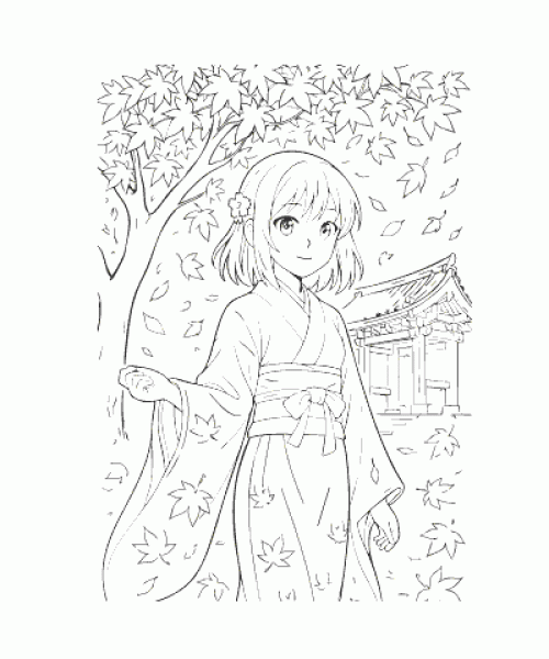 Ausmalbild Herbst 011