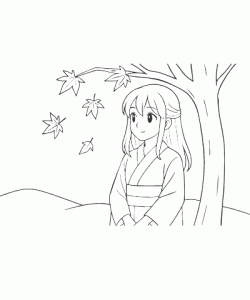 Ausmalbild Herbst 015