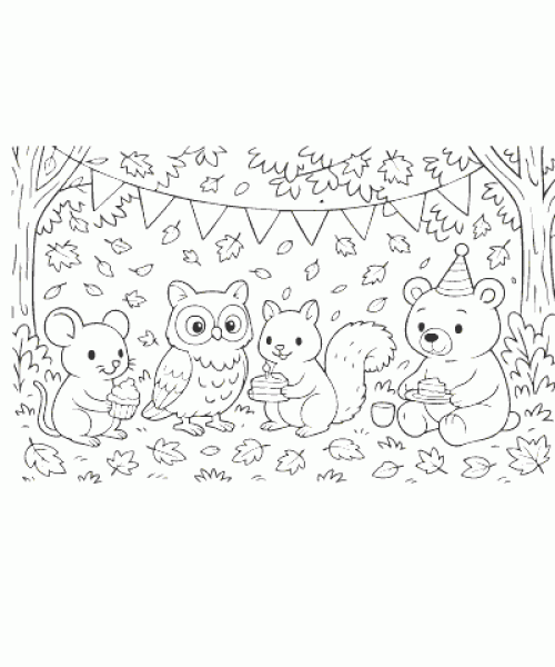 Ausmalbild Herbst 023