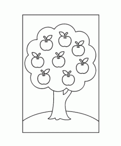 Ausmalbild Herbst 057