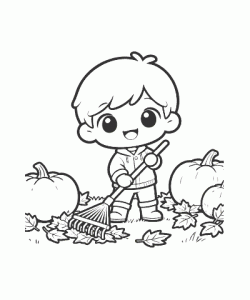 Ausmalbild Herbst 059