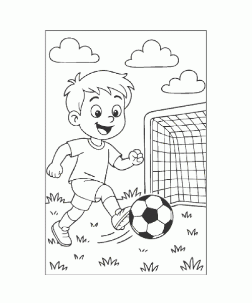 Ausmalbild Jungs 001