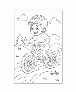 Ausmalbild Jungs 003