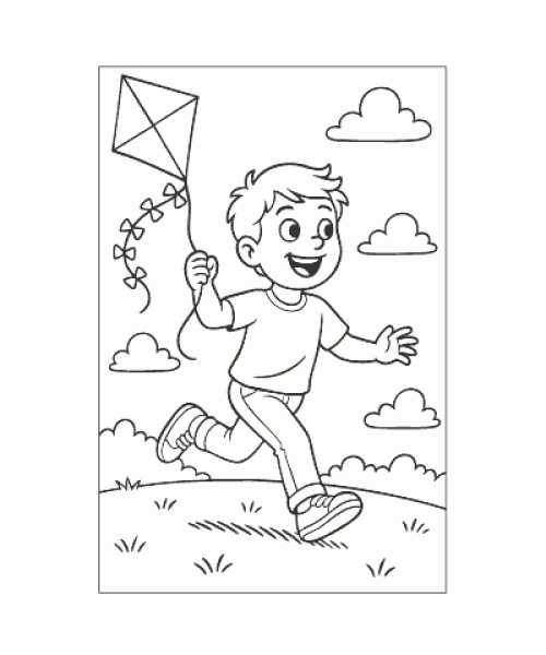 Ausmalbild Jungs 012