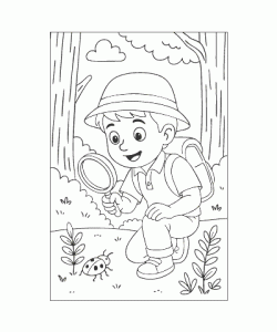 Ausmalbild Jungs 013