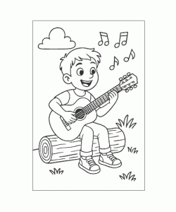 Ausmalbild Jungs 015