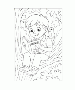 Ausmalbild Jungs 020