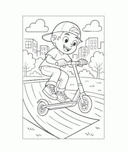 Ausmalbild Jungs 021