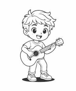 Ausmalbild Jungs 022