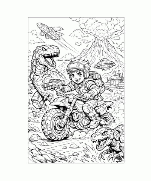 Ausmalbild Jungs 027