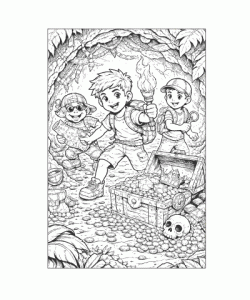 Ausmalbild Jungs 028