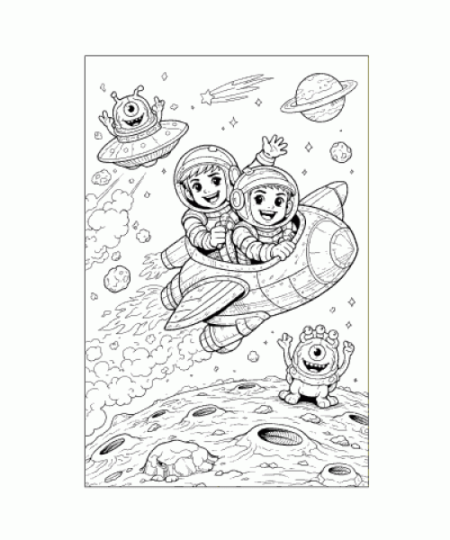 Ausmalbild Jungs 030